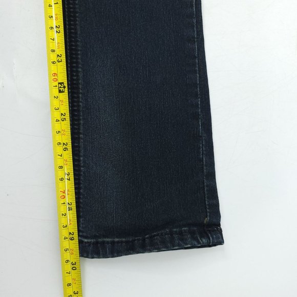 Red Camel Skinny Jeans Women Juniors Sz 7 Stretch Dark Wash Denim Low Rise Studs - Picture 10 of 14